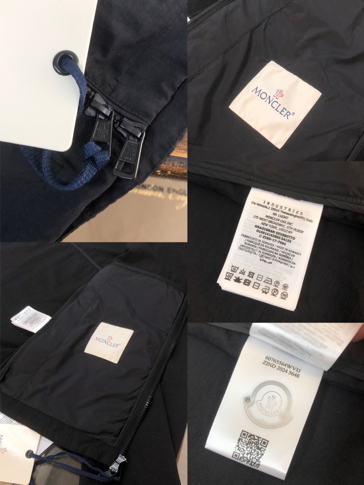   🔥🔥MON*CLER 蒙口 2025官网最新款连帽风衣夹克外套🔥 高端品质、版型面料五金都是专柜11