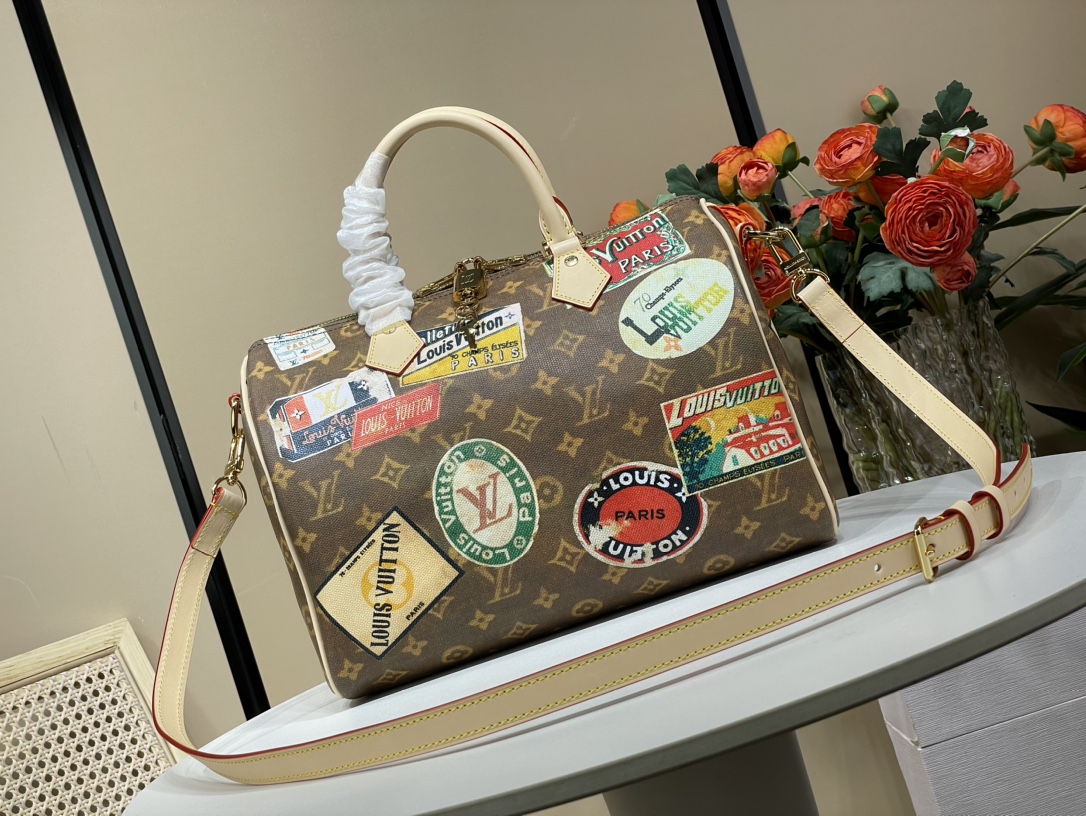 Louis Vuitton 24 pairs version counter [Speedy Bandouliere 30 handbag] M47087 presbyopia (badge)