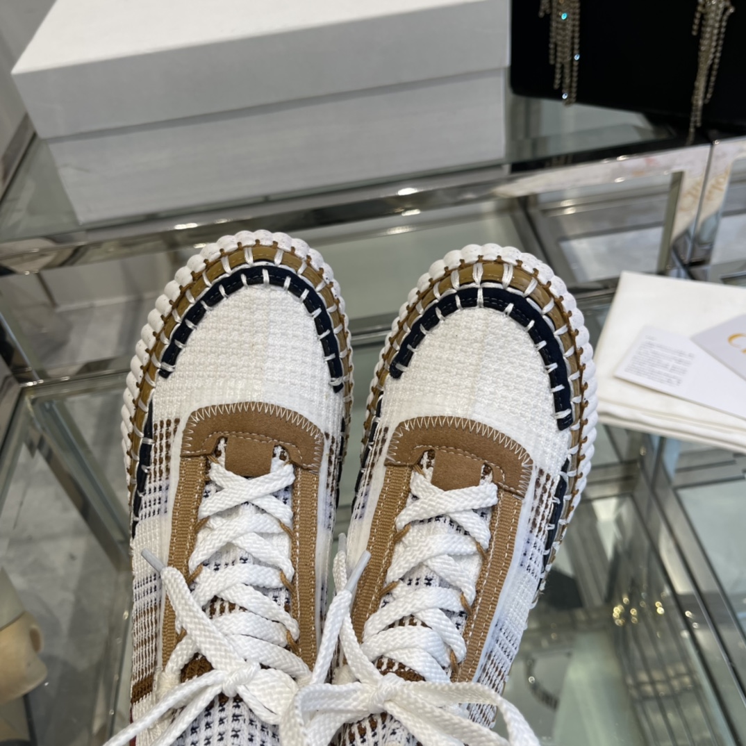 New Chloe 2024 Nama Sneakers: Eco-Friendly, Hand-Sewn, Celebrity-Approved White Shoes - 图片 6