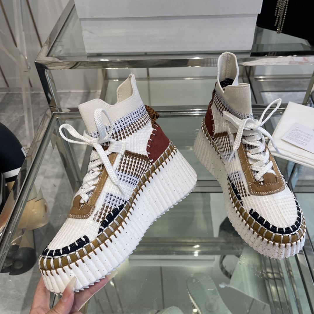 New Chloe 2024 Nama Sneakers: Eco-Friendly, Hand-Sewn, Celebrity-Approved White Shoes - 图片 4