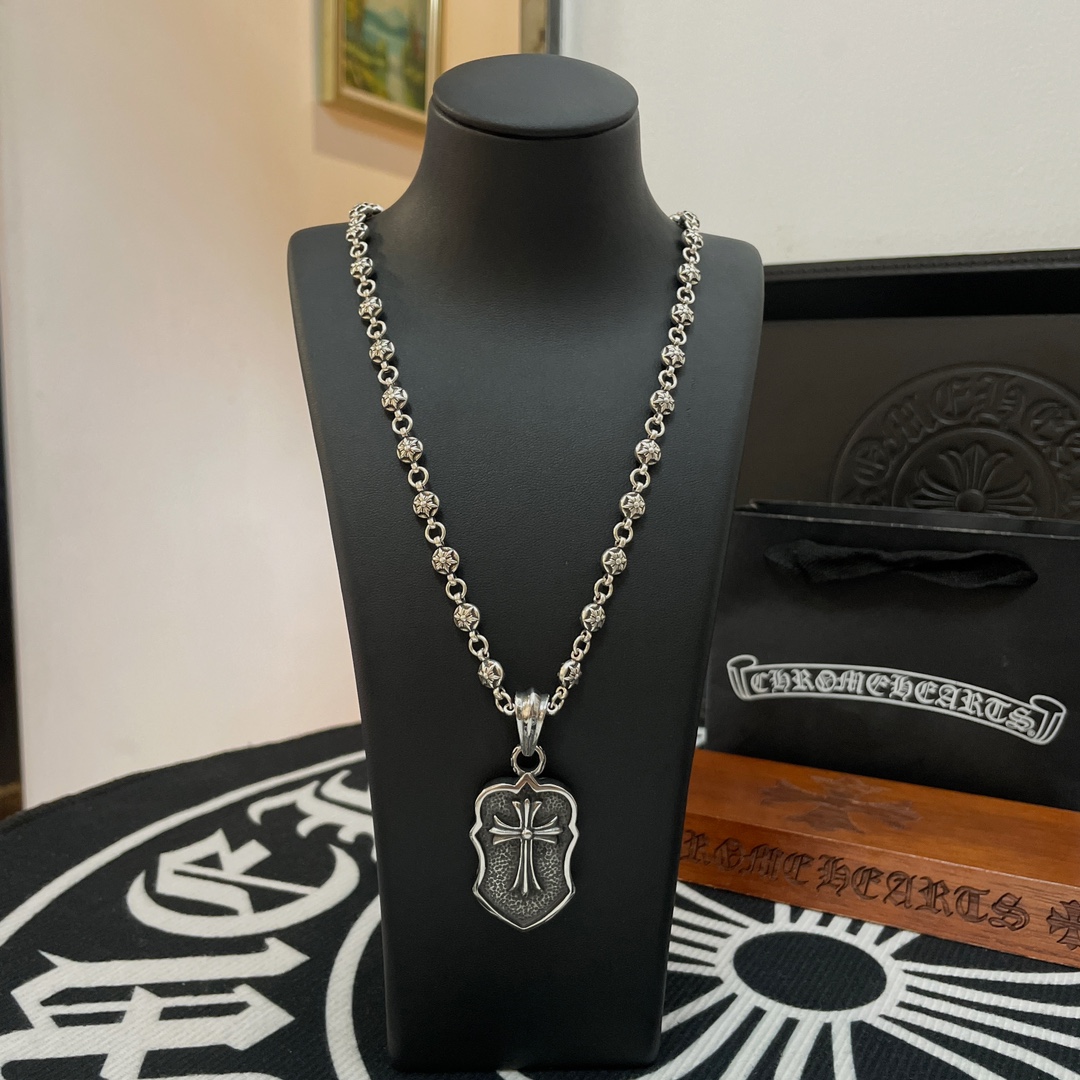 Chrome Hearts Jewelry Necklaces & Pendants Grey Unisex Vintage