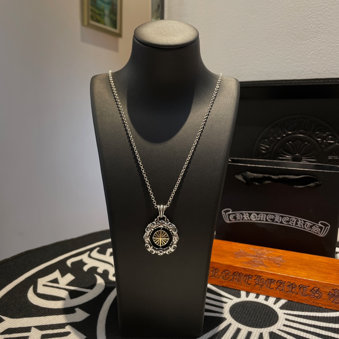 Chrome Hearts Buy Jewelry Necklaces & Pendants Grey Unisex Vintage