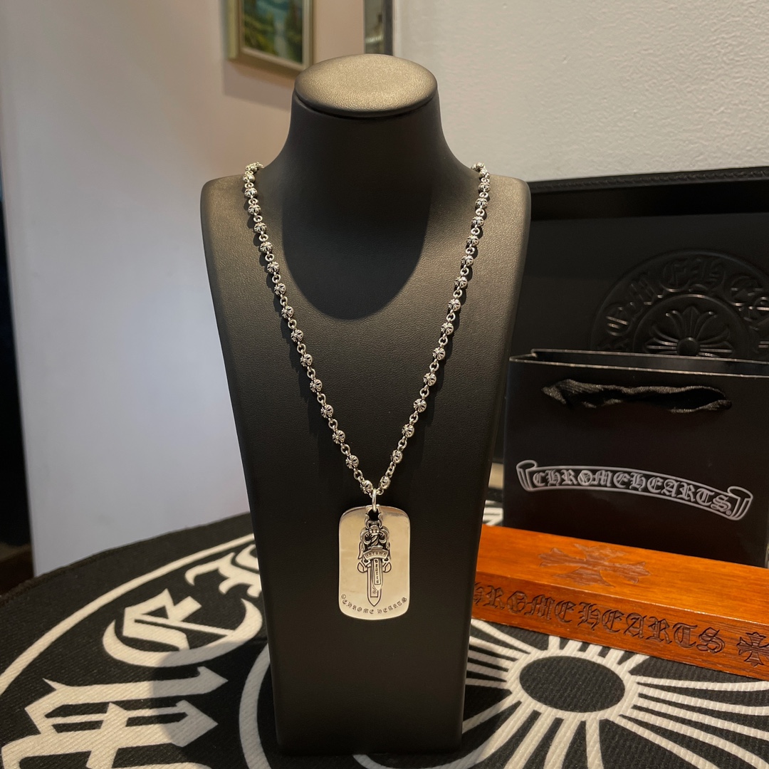 Chrome Hearts Jewelry Necklaces & Pendants Grey Unisex Vintage