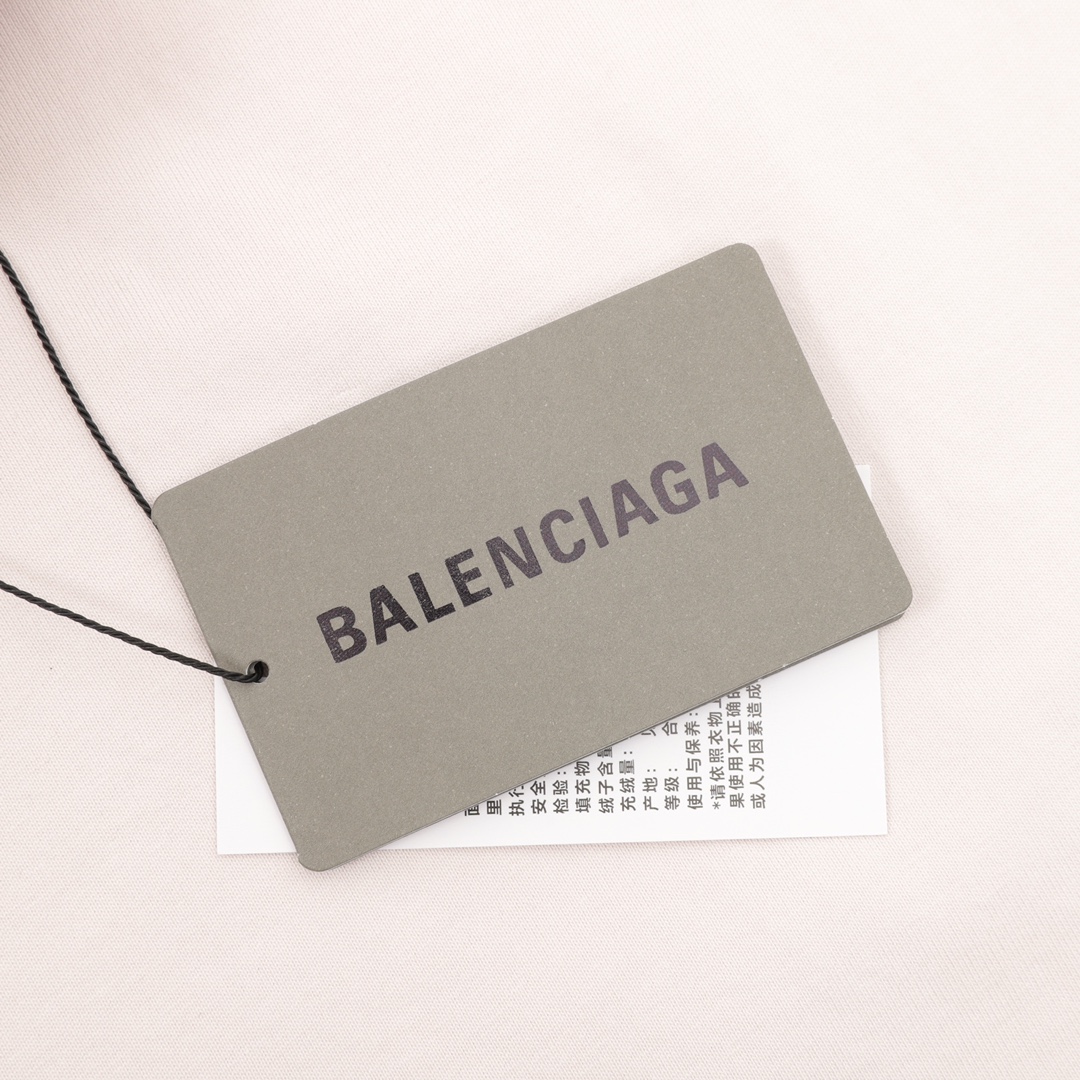 balenciaga/巴黎世家 反光字母印花圆领短袖