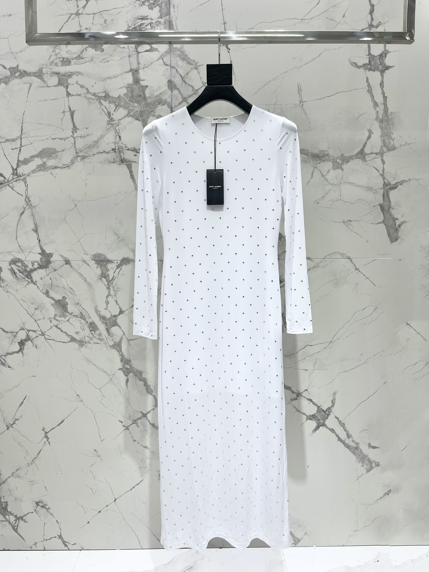 Yves Saint Laurent Rhinestone Embellished Mini Dress, Elegant Party Dress 3 i1716281163 3500 0