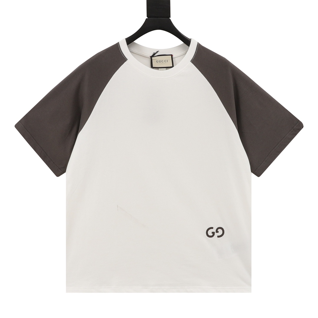 Gucci Odzież T-Shirt Hafty Bawełna Dzianiny Fashion Krótki rękaw