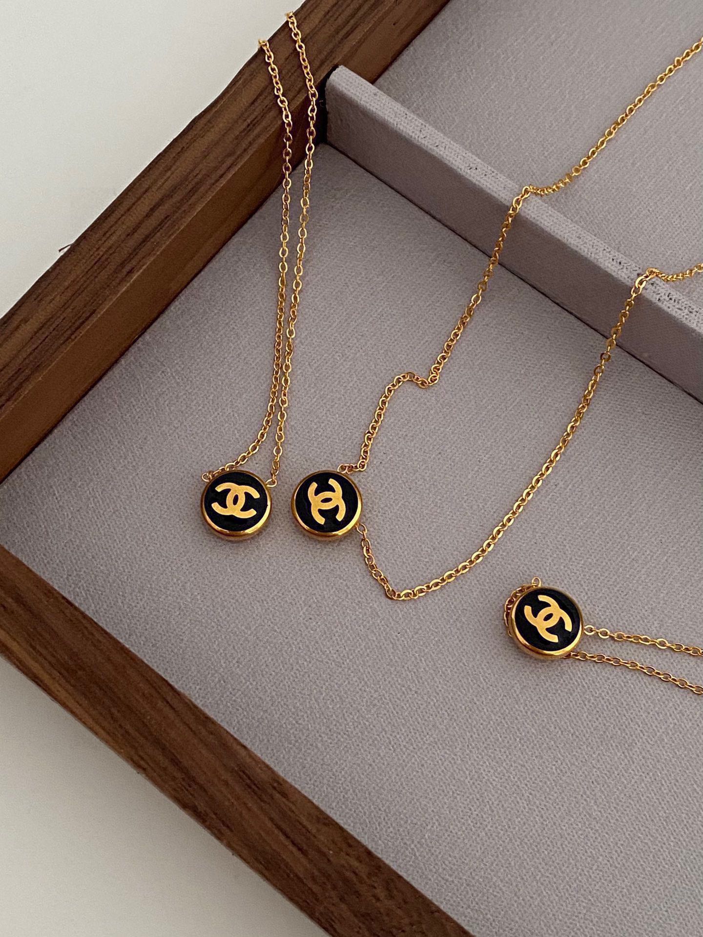 Chanel Venta al por mayor
 Joyas Collar Las mejores marcas como
 Negro Fashion