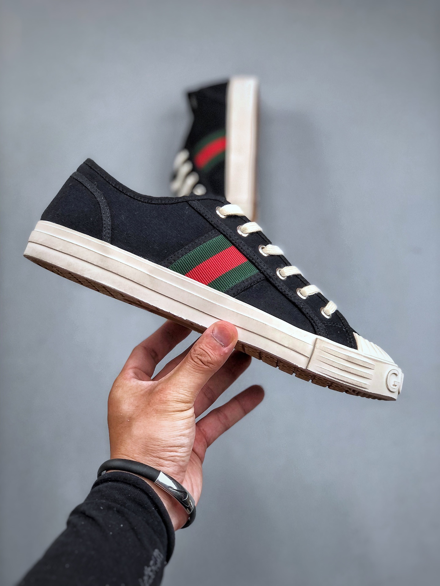Gucci 24P latest couple canvas shoes spring and summer most popular denim shoes casual flat shoes