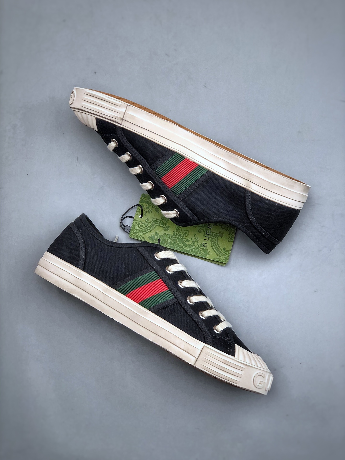Gucci 24P latest couple canvas shoes spring and summer most popular denim shoes casual flat shoes