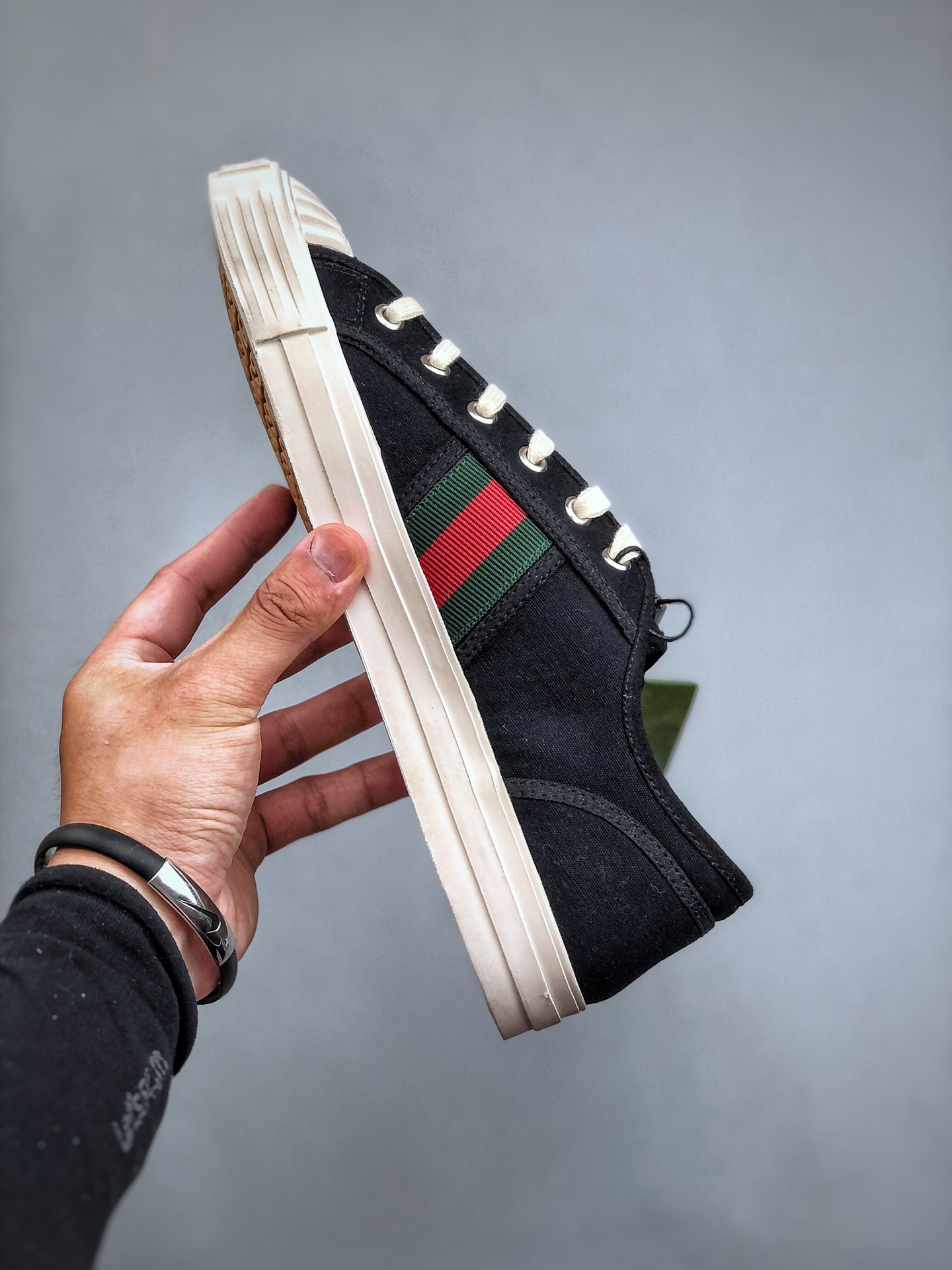 Gucci 24P latest couple canvas shoes spring and summer most popular denim shoes casual flat shoes