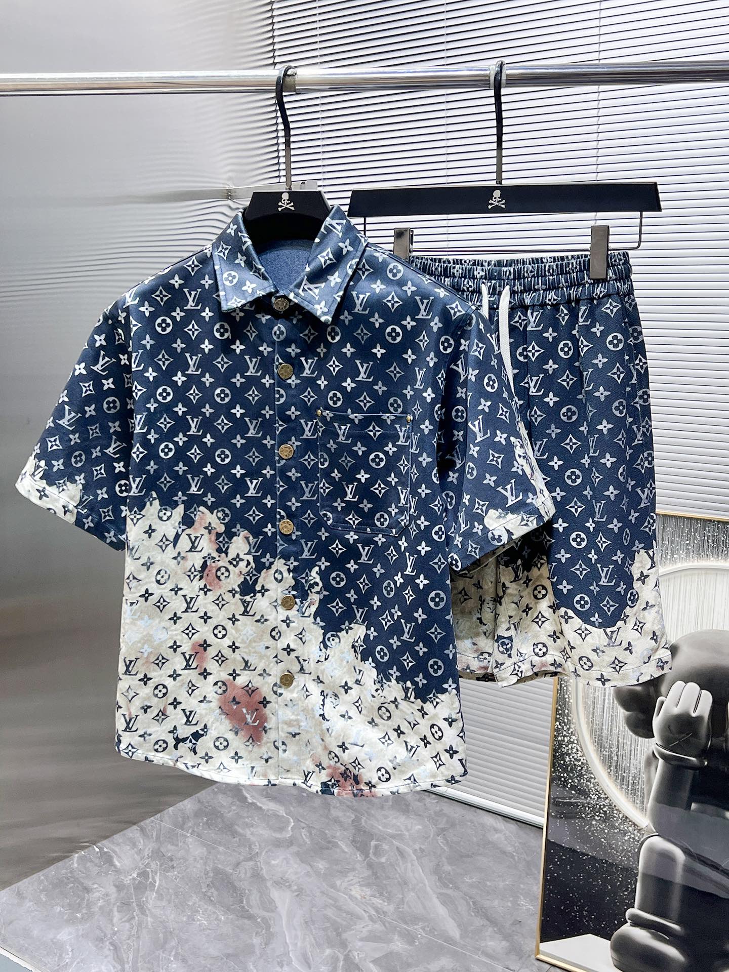 Louis Vuitton Clothing Shorts T-Shirt Spring/Summer Collection Short Sleeve