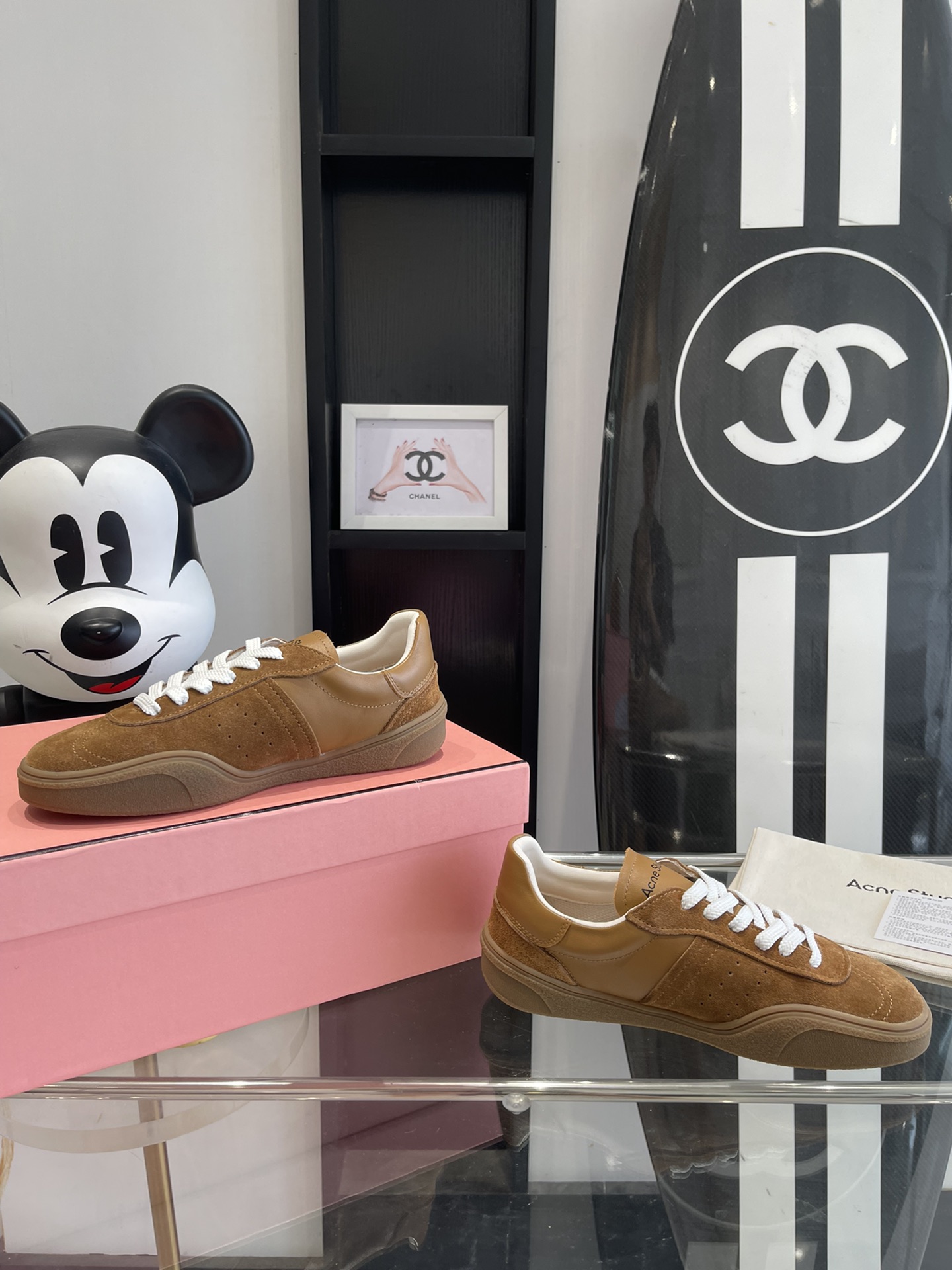 AcneStudios 2024ss Spring Summer White Star Pattern Tetsu Shoes Review - 图片 9