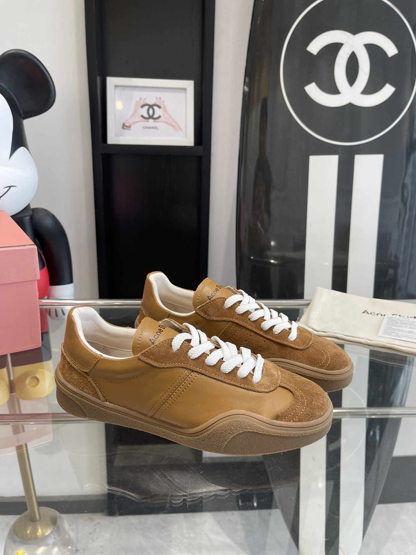 AcneStudios 2024ss Spring Summer White Star Pattern Tetsu Shoes Review - 图片 3