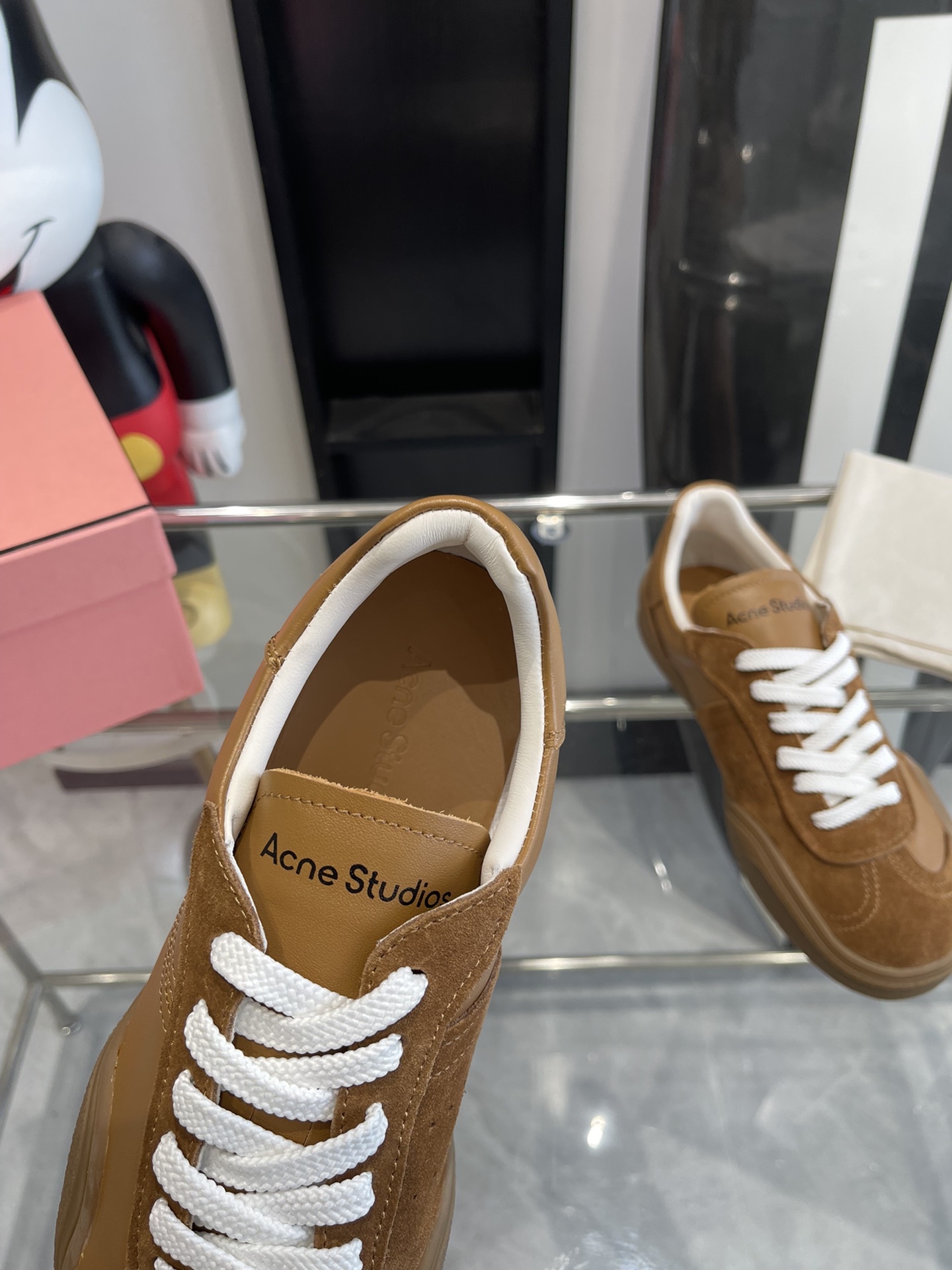 AcneStudios 2024ss Spring Summer White Star Pattern Tetsu Shoes Review - 图片 5