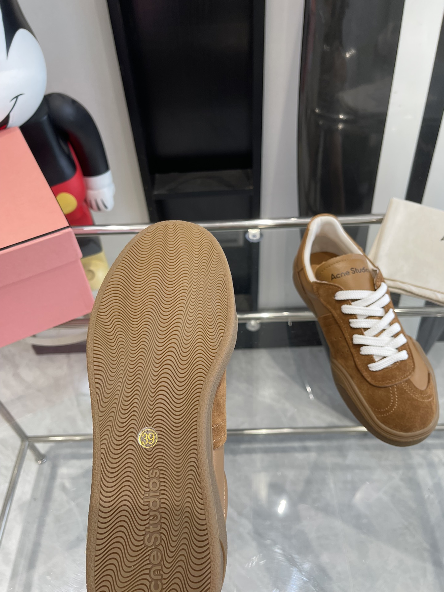 AcneStudios 2024ss Spring Summer White Star Pattern Tetsu Shoes Review - 图片 6