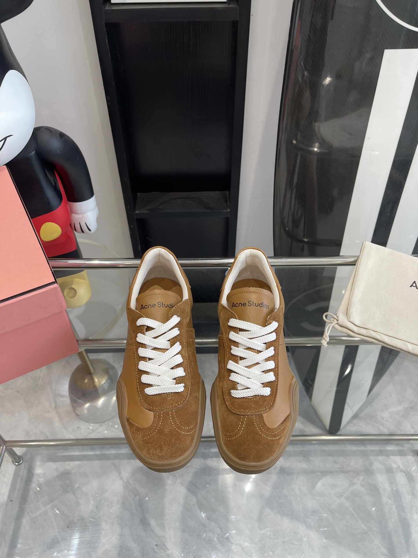 AcneStudios 2024ss Spring Summer White Star Pattern Tetsu Shoes Review