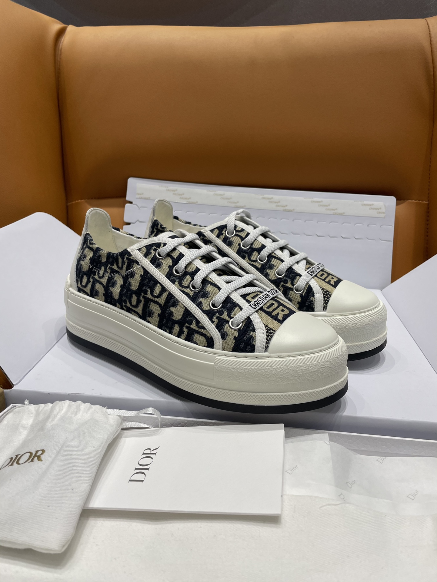 Dior Casual Shoes Embroidery Casual