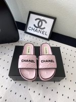 Chanel Chaussures Pantoufles Cuir de veau vache Peau mouton Collection printemps - été 1 Chanel Chaussures Pantoufles Cuir de veau vache Peau mouton Collection printemps – été