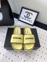 Chanel Chaussures Pantoufles Cuir de veau vache Peau mouton Collection printemps - été 1 Chanel Chaussures Pantoufles Cuir de veau vache Peau mouton Collection printemps – été