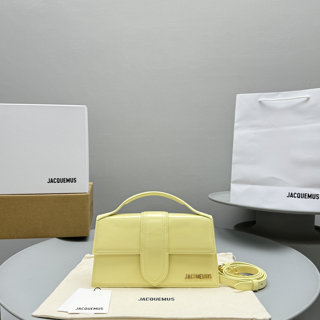 Jacquemus Taschen Handtaschen Umhängetaschen  & Schultertaschen Gelb Rindsleder Vintage