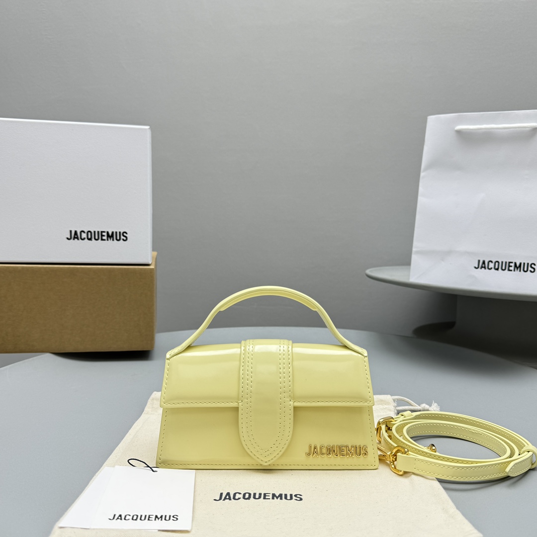 Jacquemus Taschen Handtaschen Umhängetaschen  & Schultertaschen Gelb Rindsleder Vintage