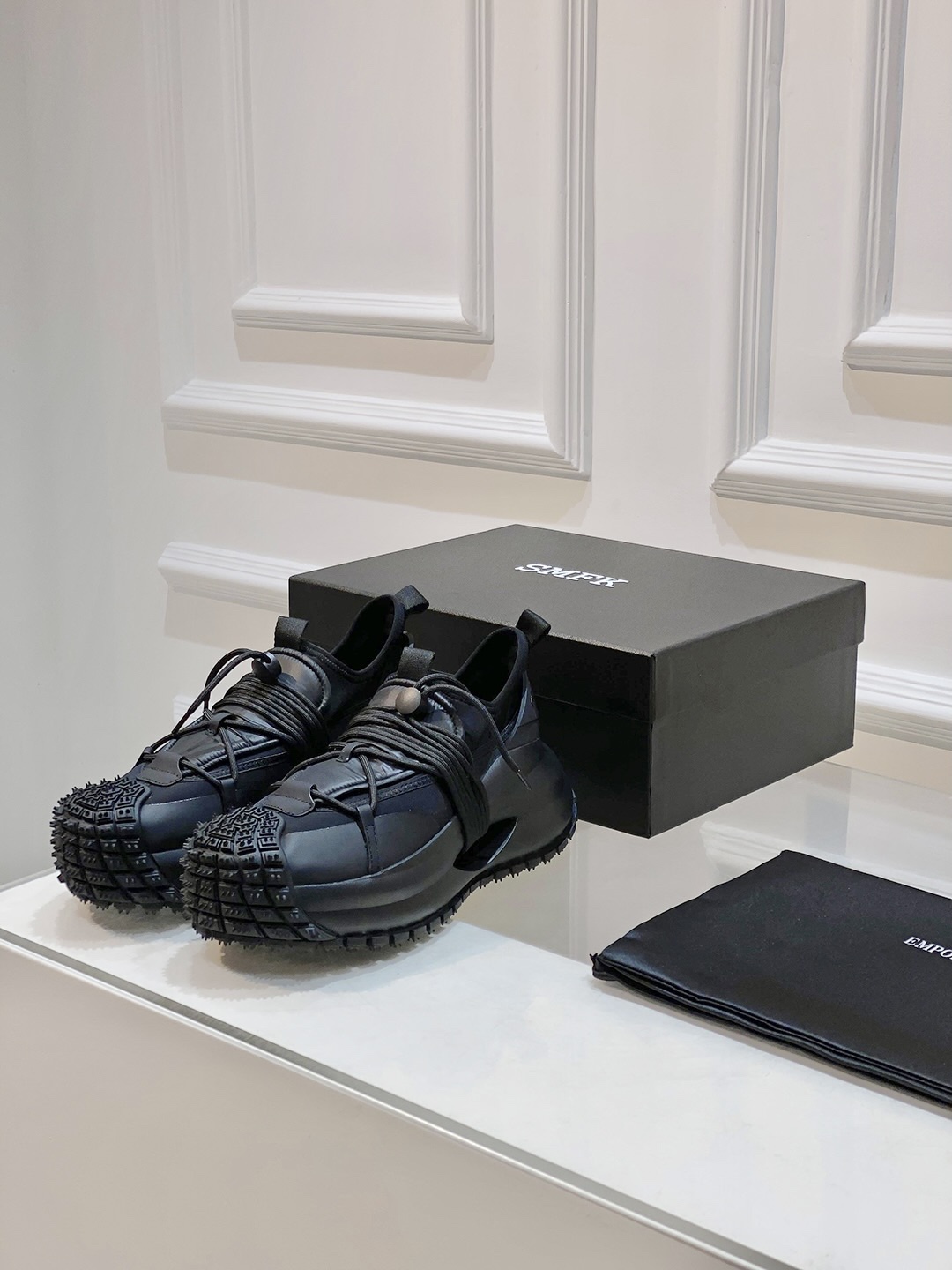 2024 Emporio Armani Men’s Thick Bottom Sneakers Overview - 图片 2