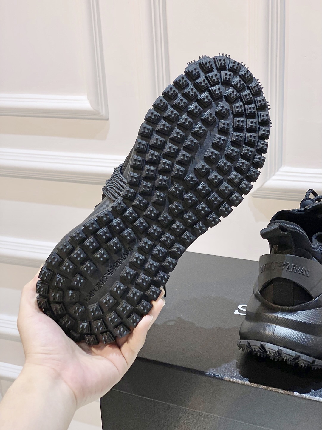 2024 Emporio Armani Men’s Thick Bottom Sneakers Overview - 图片 9