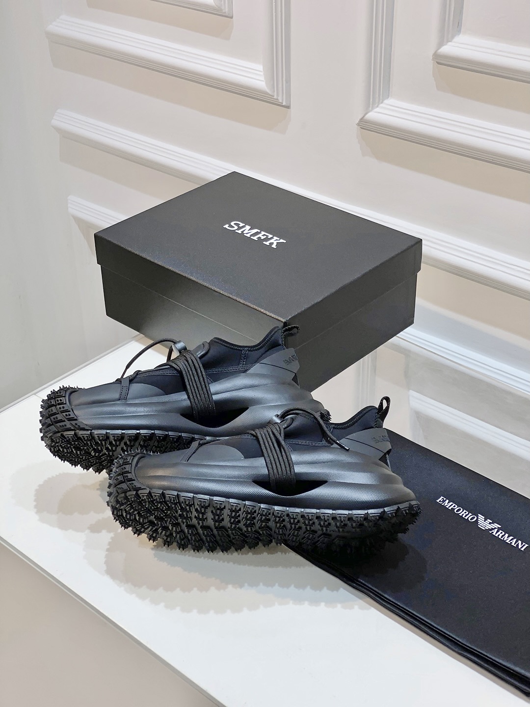 2024 Emporio Armani Men’s Thick Bottom Sneakers Overview - 图片 4