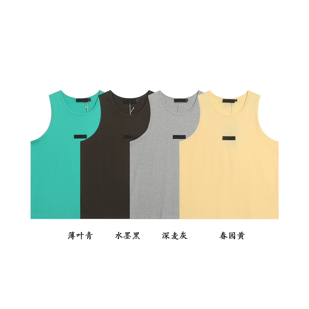 FEAR OF GOD ESSENTIALS SS24前标无袖T恤背心
款号：BX8816# 
颜色：...