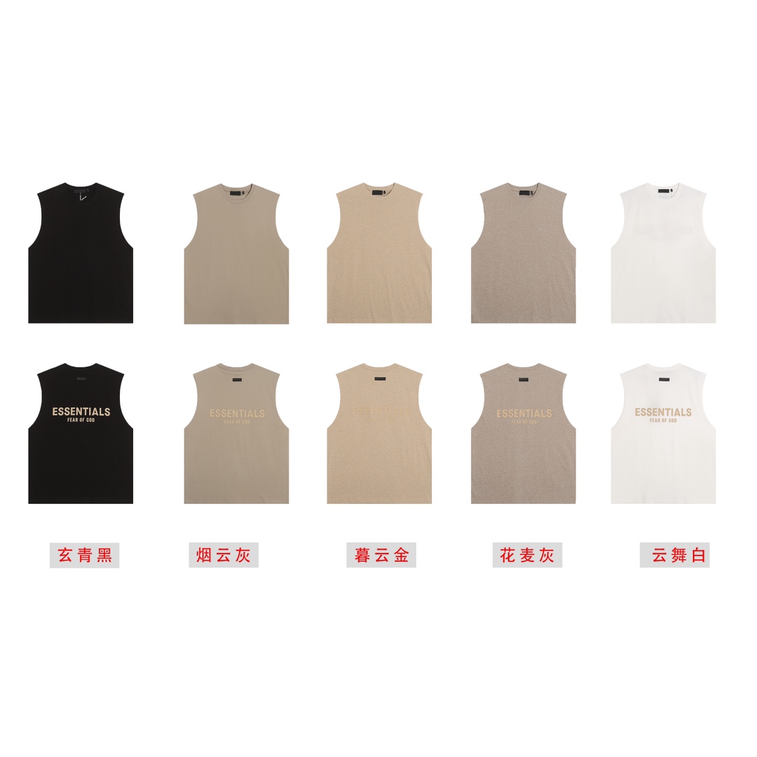 云系列FEAR OF GOD ESSENTIALS无袖T恤 FOG背心
款号：BX8823#  
颜色...