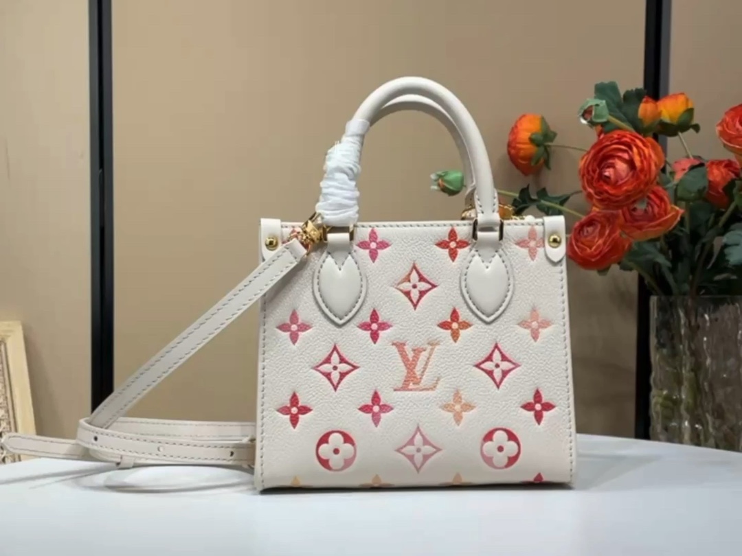 Louis Vuitton LV Onthego Tassen handtassen Rood M46993