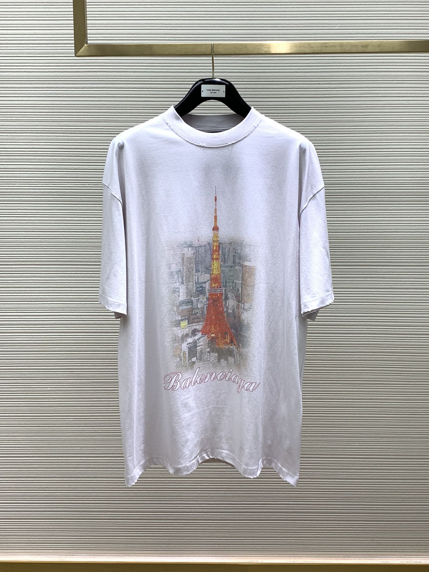 Balenciaga Clothing T-Shirt Printing Summer Collection Fashion Short Sleeve