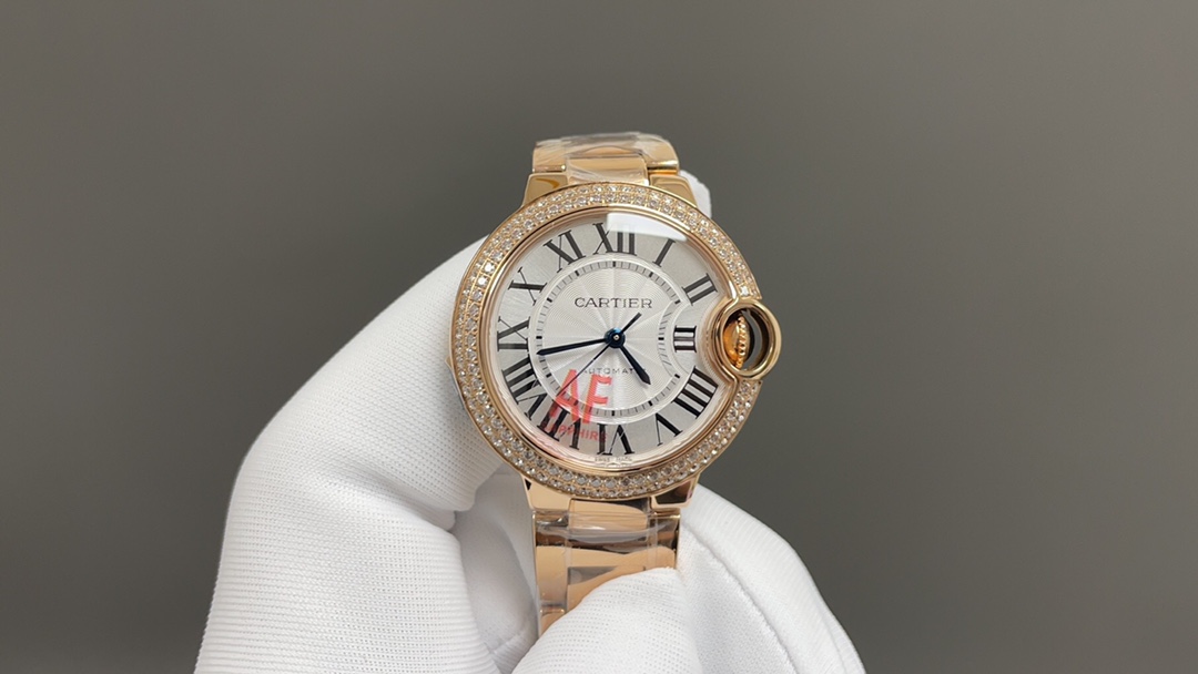 Cartier Best
 Watch Blue Rose Gold