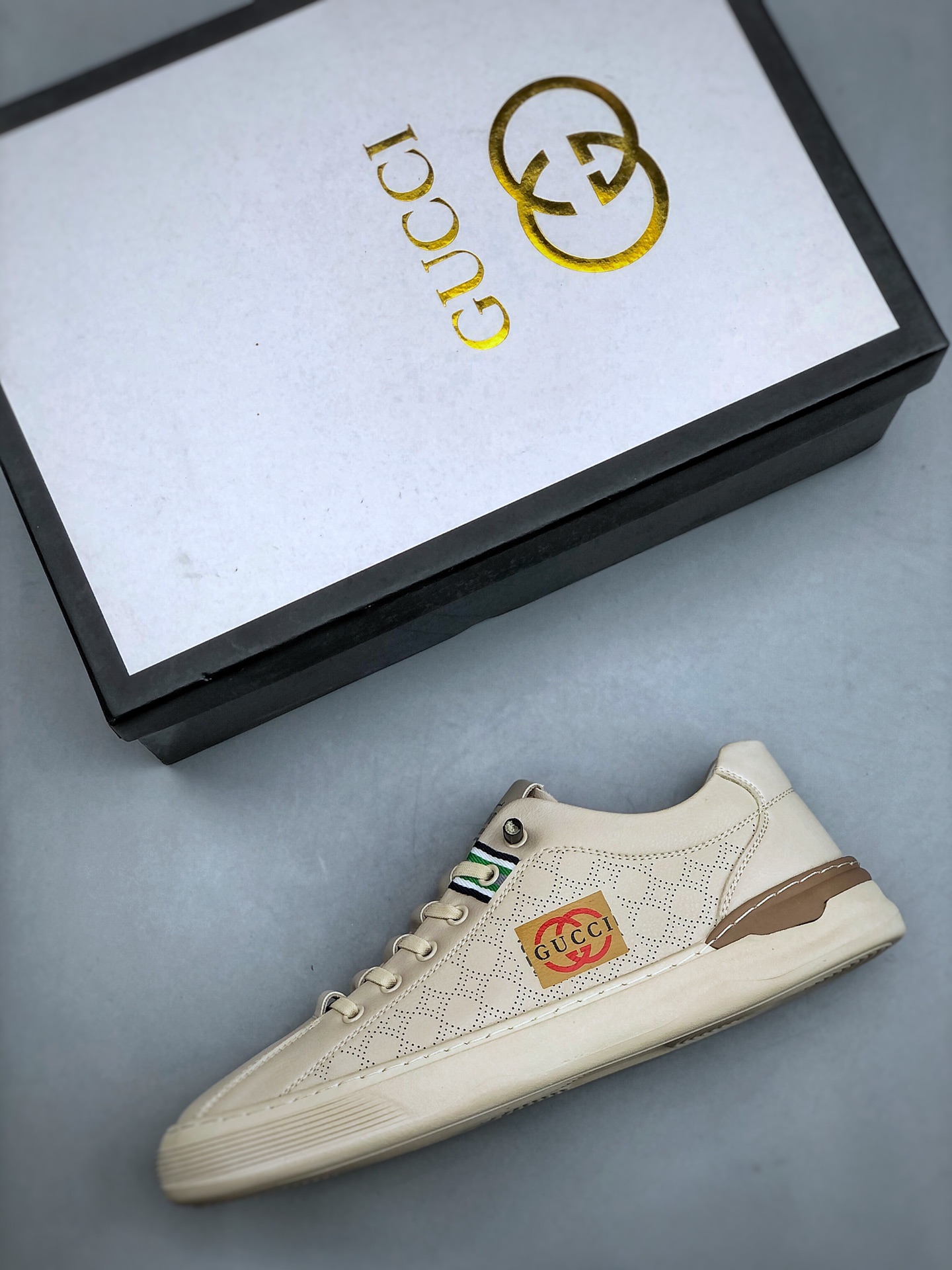 240 古驰Gucci Screener GG High-Top Sneaker休闲潮鞋系列意大利