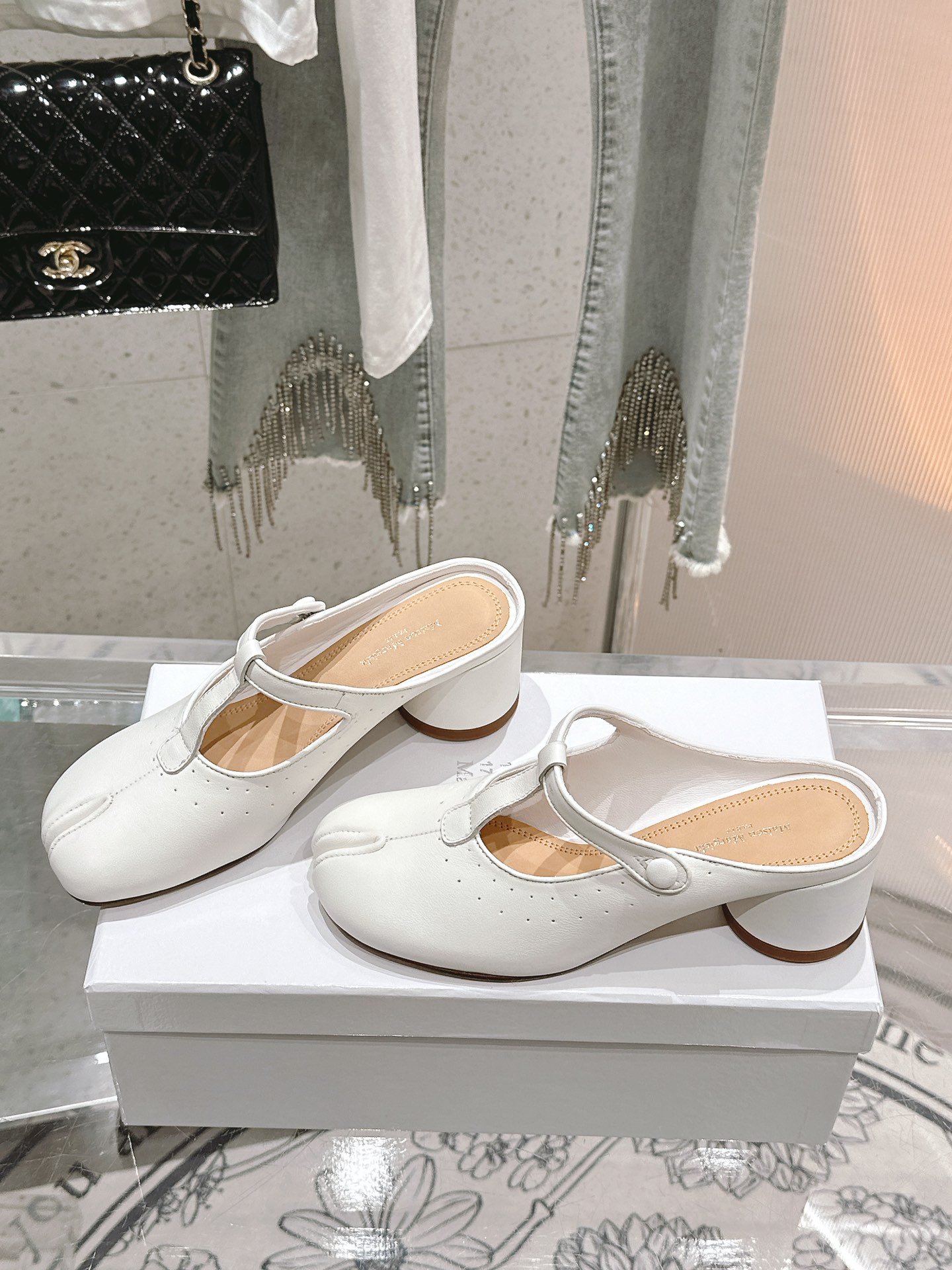 Luxury Maison Margiela Ballerina Flat-Tabi Sandals: Top Quality, Exclusive, Genuine Leather, 5.5cm Heel - 图片 4