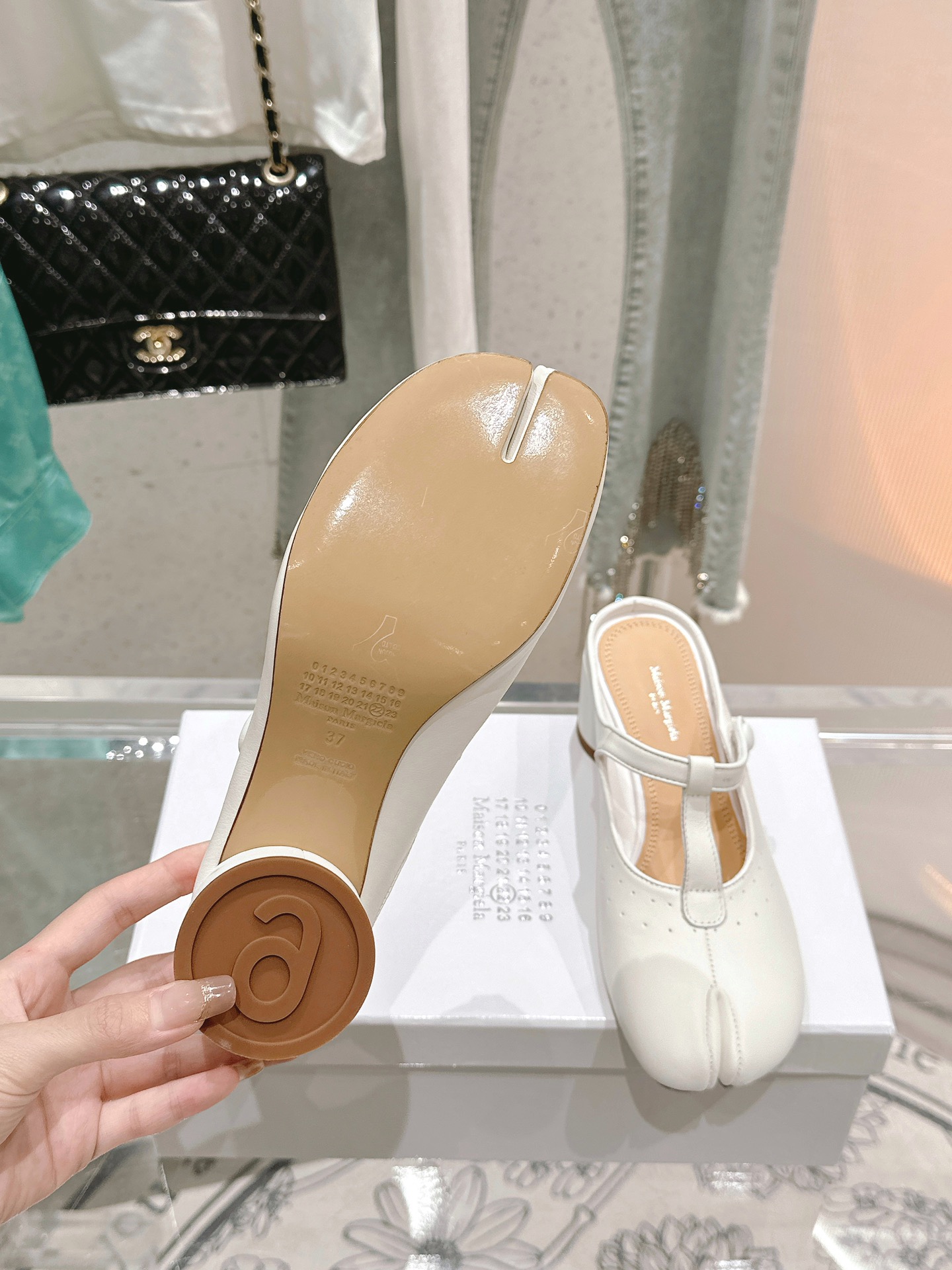 Luxury Maison Margiela Ballerina Flat-Tabi Sandals: Top Quality, Exclusive, Genuine Leather, 5.5cm Heel - 图片 9