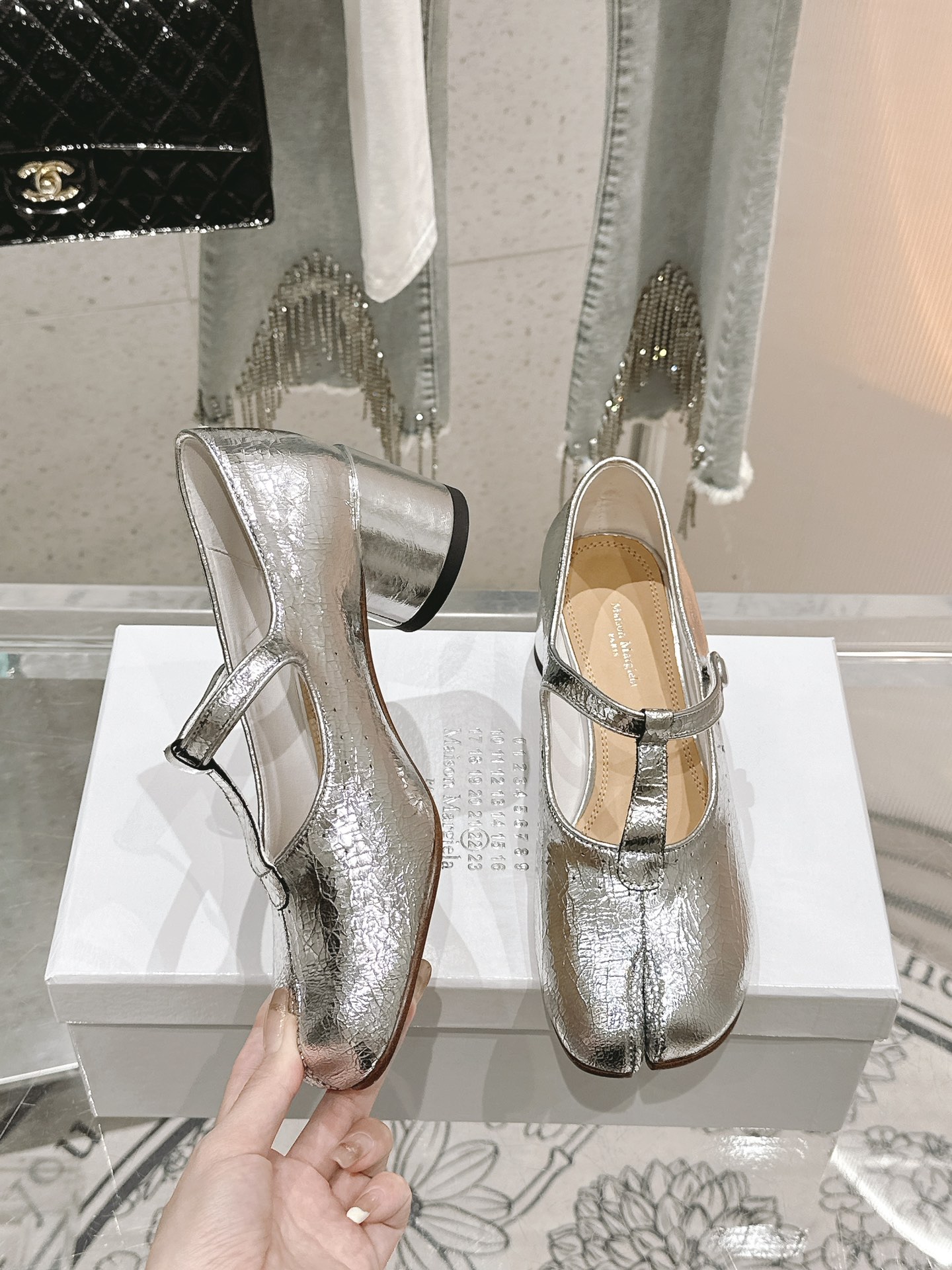 Luxury Maison Margiela Ballerina Flat-Tabi Sandals: Top-Quality, Exclusive, Genuine Leather, 5.5cm Heel - 图片 5