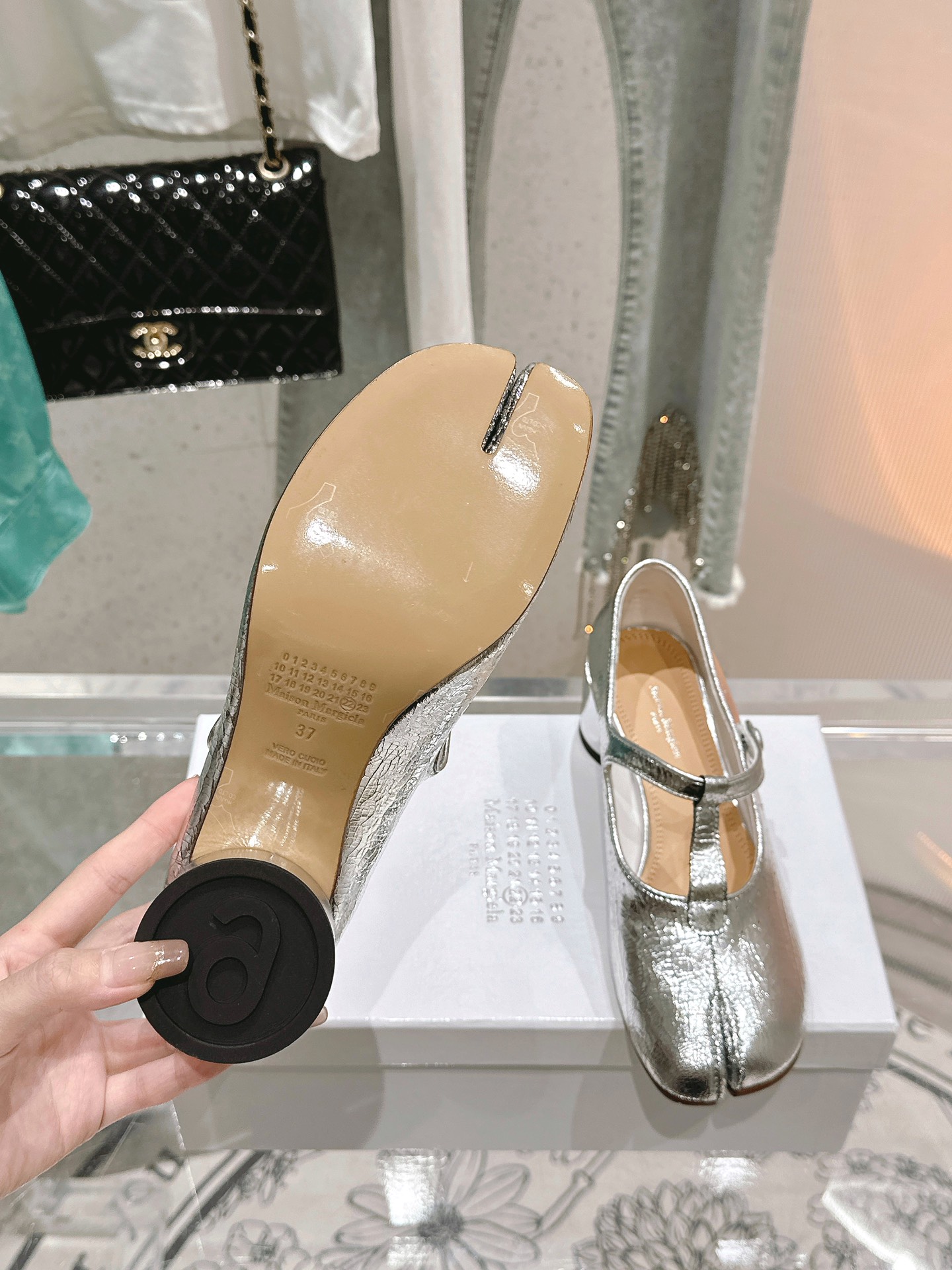 Luxury Maison Margiela Ballerina Flat-Tabi Sandals: Top-Quality, Exclusive, Genuine Leather, 5.5cm Heel - 图片 9