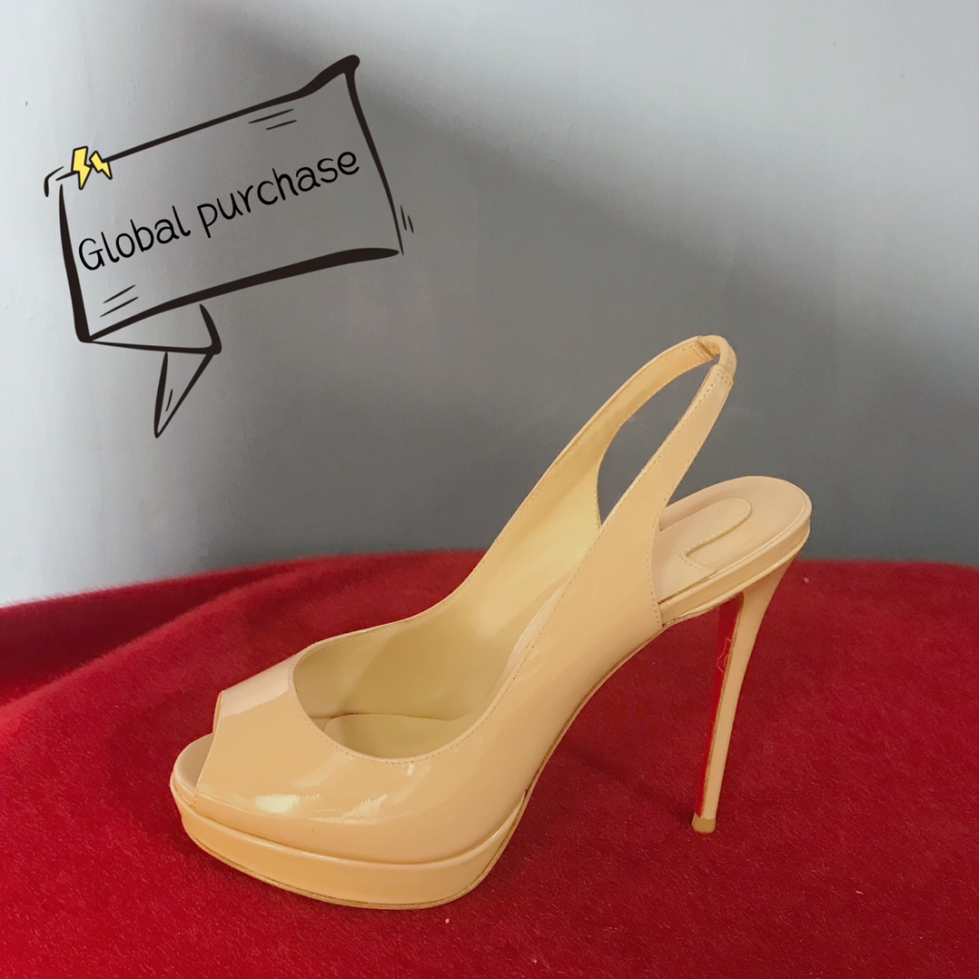 NO:100143,High-end customization, water platform classic model H12Cm.  Water table 2Cm size 34-42, customized, no return or exchange, 16020-Xingqipi back empty outer water table, official website synchronization Standard European code Reference:16020- Color:nude Material:patent leather Lining:red goat leather Heel height:12Cm Platforms:2Cm Sole:leather sole Size:EUR 34-42 (US 4-11):,,christian louboutin,tom ford19860909高端订制 水台精典款 H12Cm．水台2Cm尺码34-42码,订制不退不换16020-杏柒皮后空外水台,官网同步 标准欧码 Reference:16020- Color:nude Material:patent leather Lining:red goat leather Heel heigh:12Cm Platforms:2Cm Sole:leather sole Size:EUR 34－42（US 4一11) :,,christian louboutin,tom ford,Women's Shoes