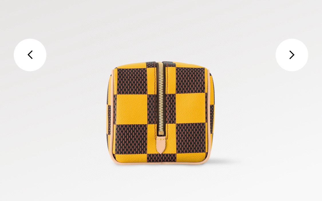 Louis Vuitton [LOCKER DOPP KIT Toilet Bag] n40567 Yellow (Platform) Official Show