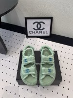 Chanel Chaussures Sandales Peau de mouton Série d'été 1 Chanel Chaussures Sandales Peau de mouton Série d’été
