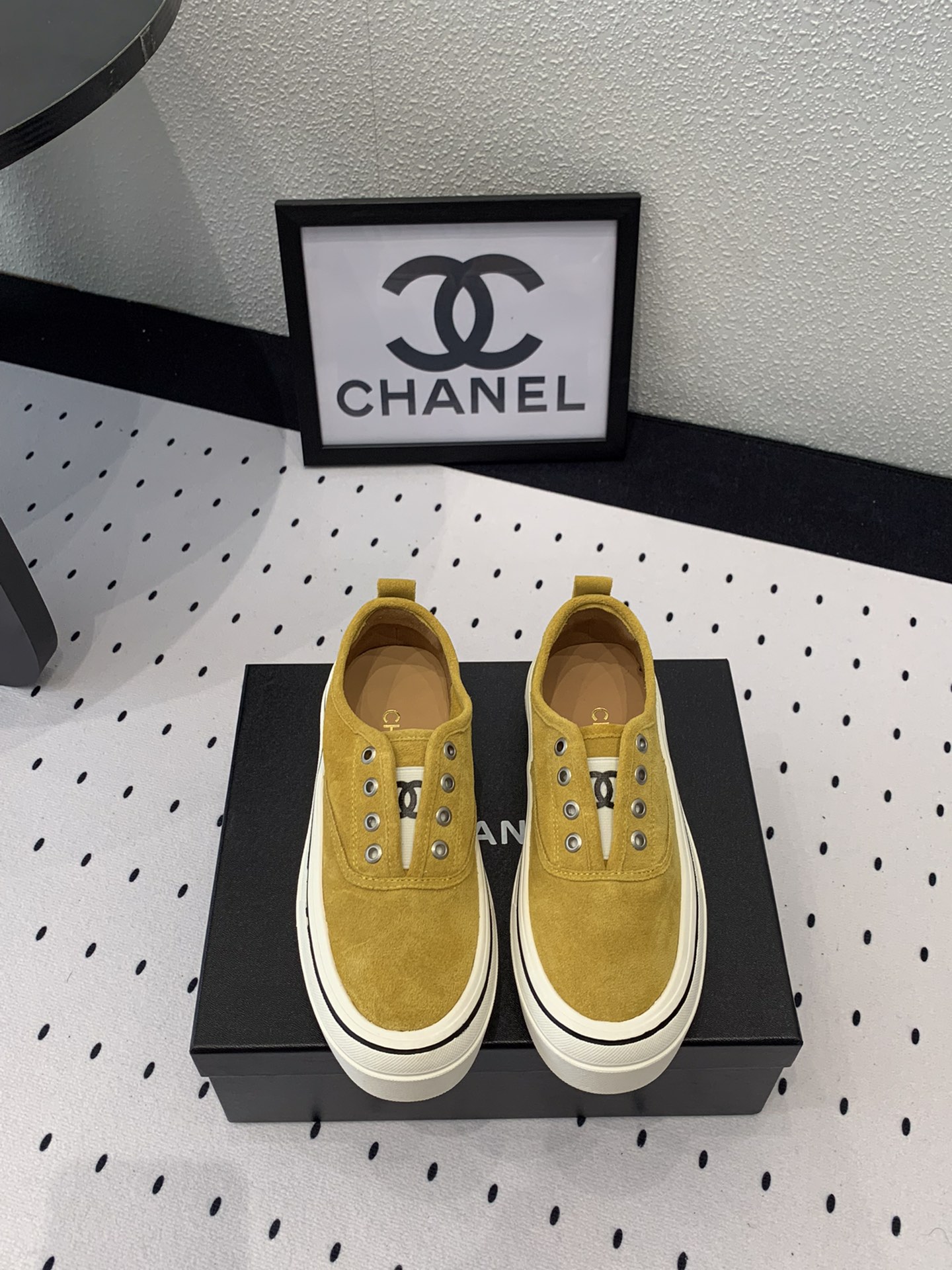 Chanel Chaussures En Toile Réplique de concepteur
 Toile Deerskin Peau mouton Le TPU Fashion