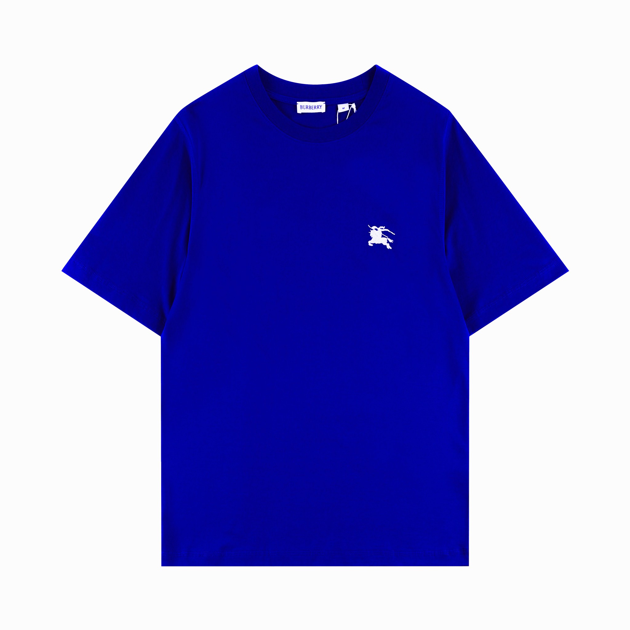 BBR Burberry*2024SS camiseta de manga corta nueva, bordado Tajima del caballero ecuestre en el pecho, detalles perfecto…