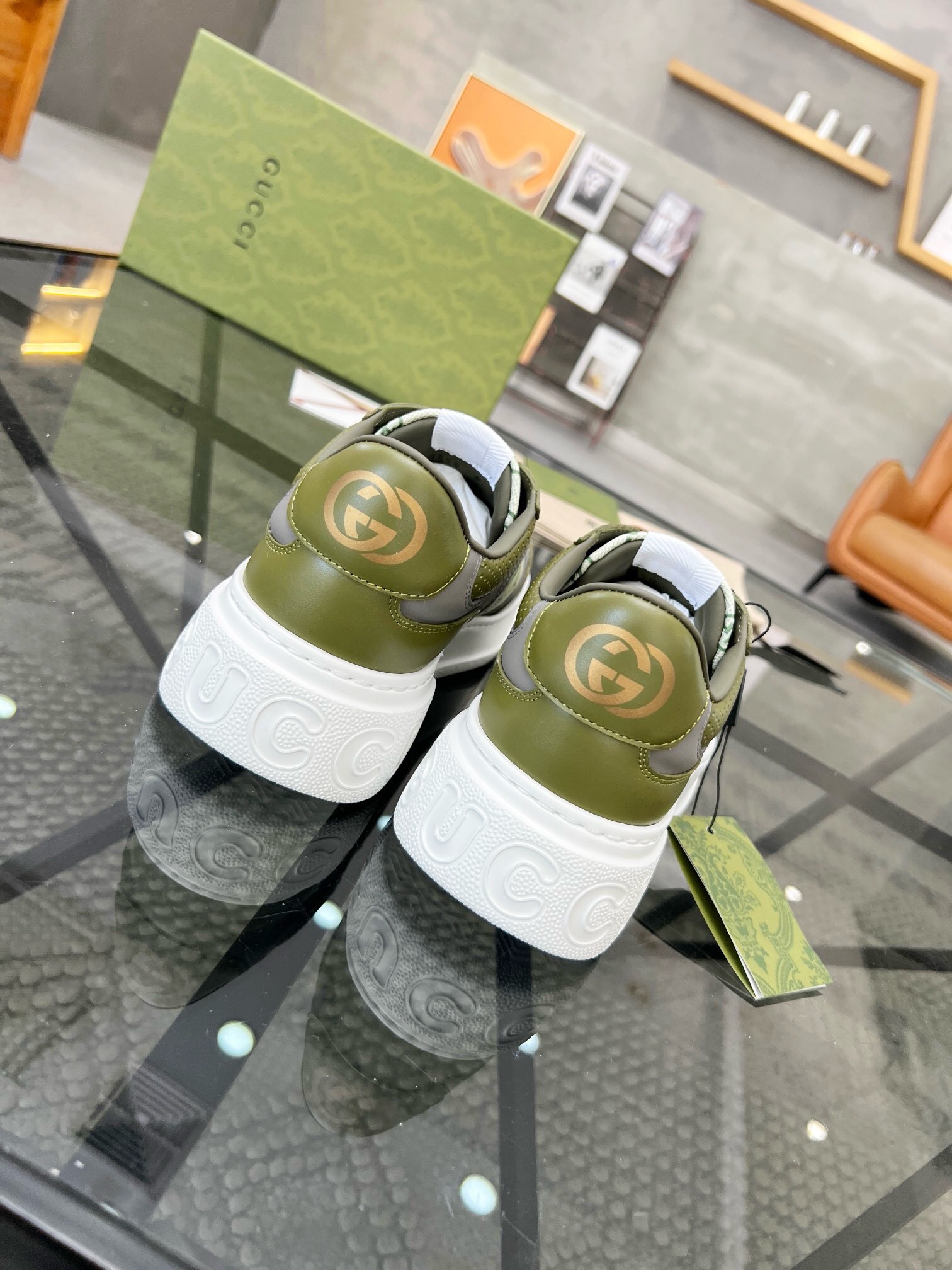 Gucci Haute Couture Classic Luxury Leather Shoe Loafer Shoes 8