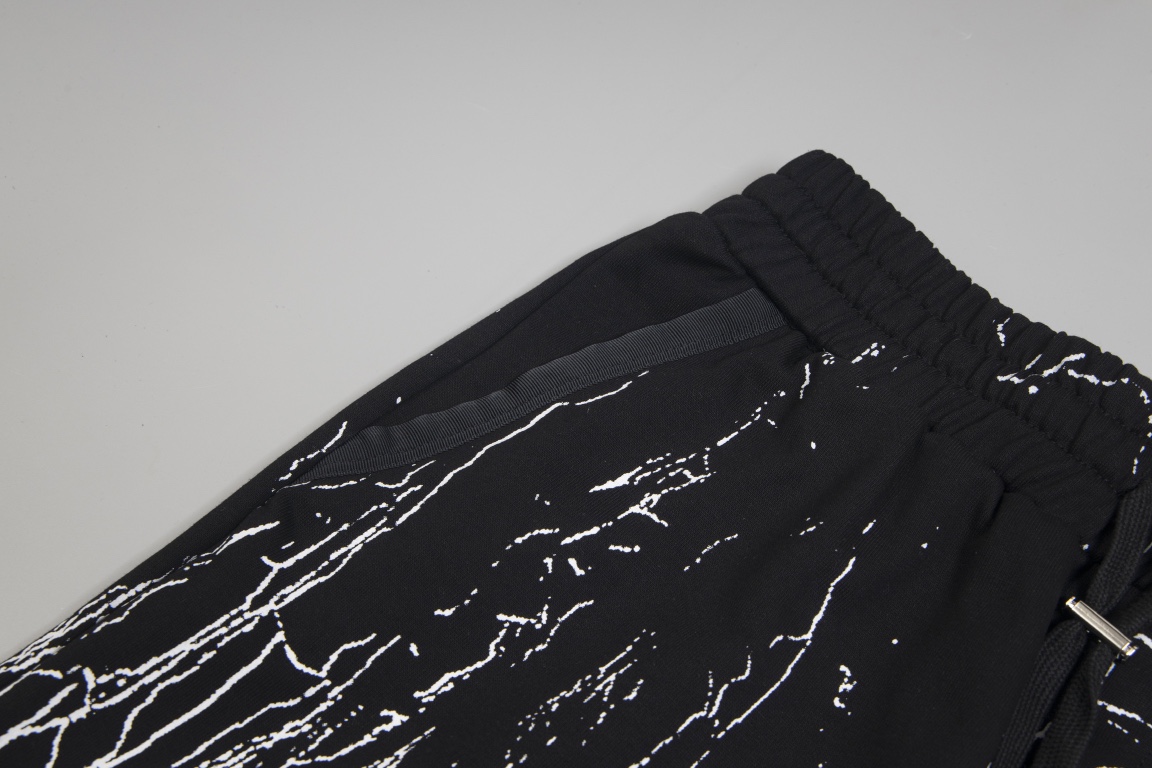 AMIR High Version Tshirt Shorts with Lightning Stamp and Hidden Zipper Pocket - 图片 9
