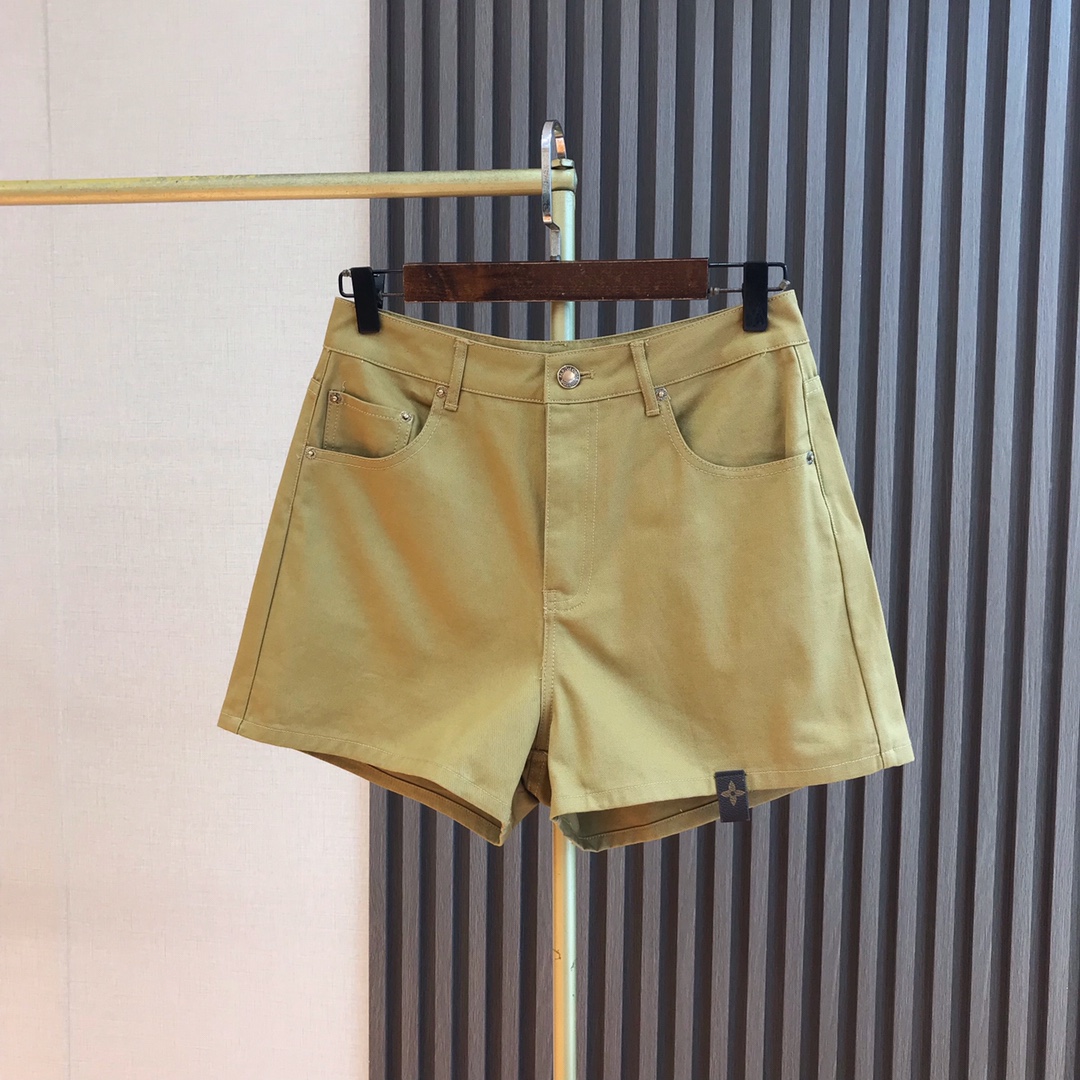 Louis Vuitton Clothing Jeans Pants & Trousers Shorts Khaki Summer Collection Casual