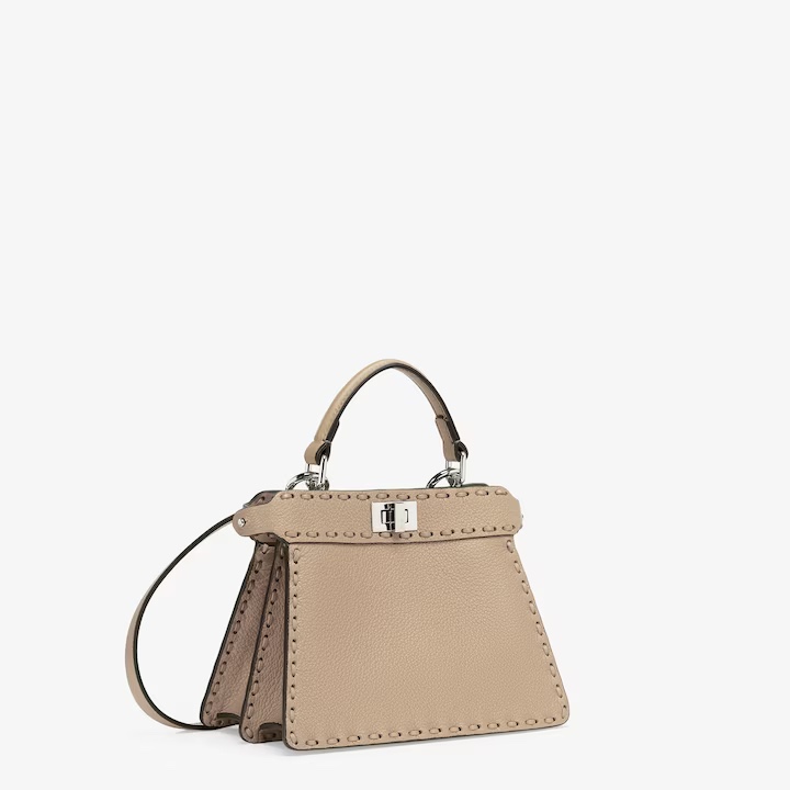 Fendi I See U Petite Small HandbagDove Gray Official Show