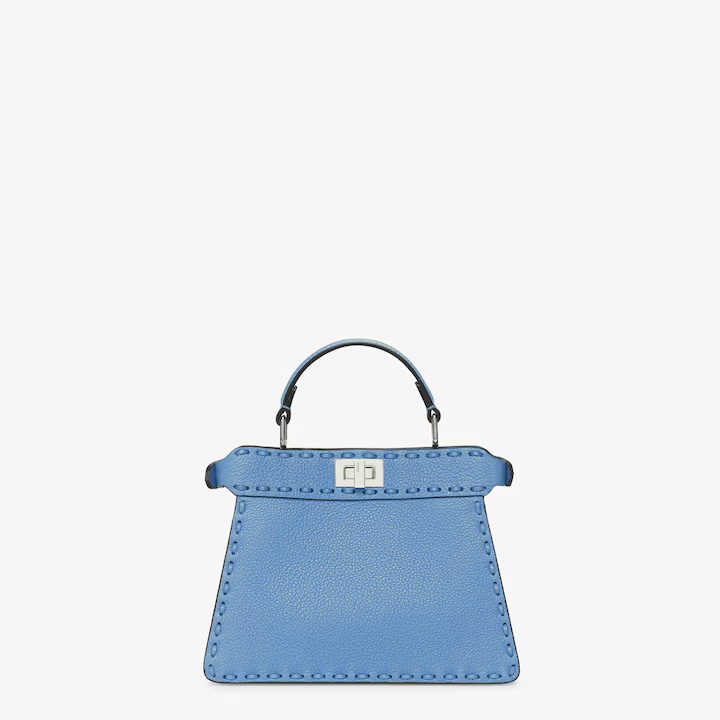 Fendi I See U Petite Small HandbagBlue Official Show