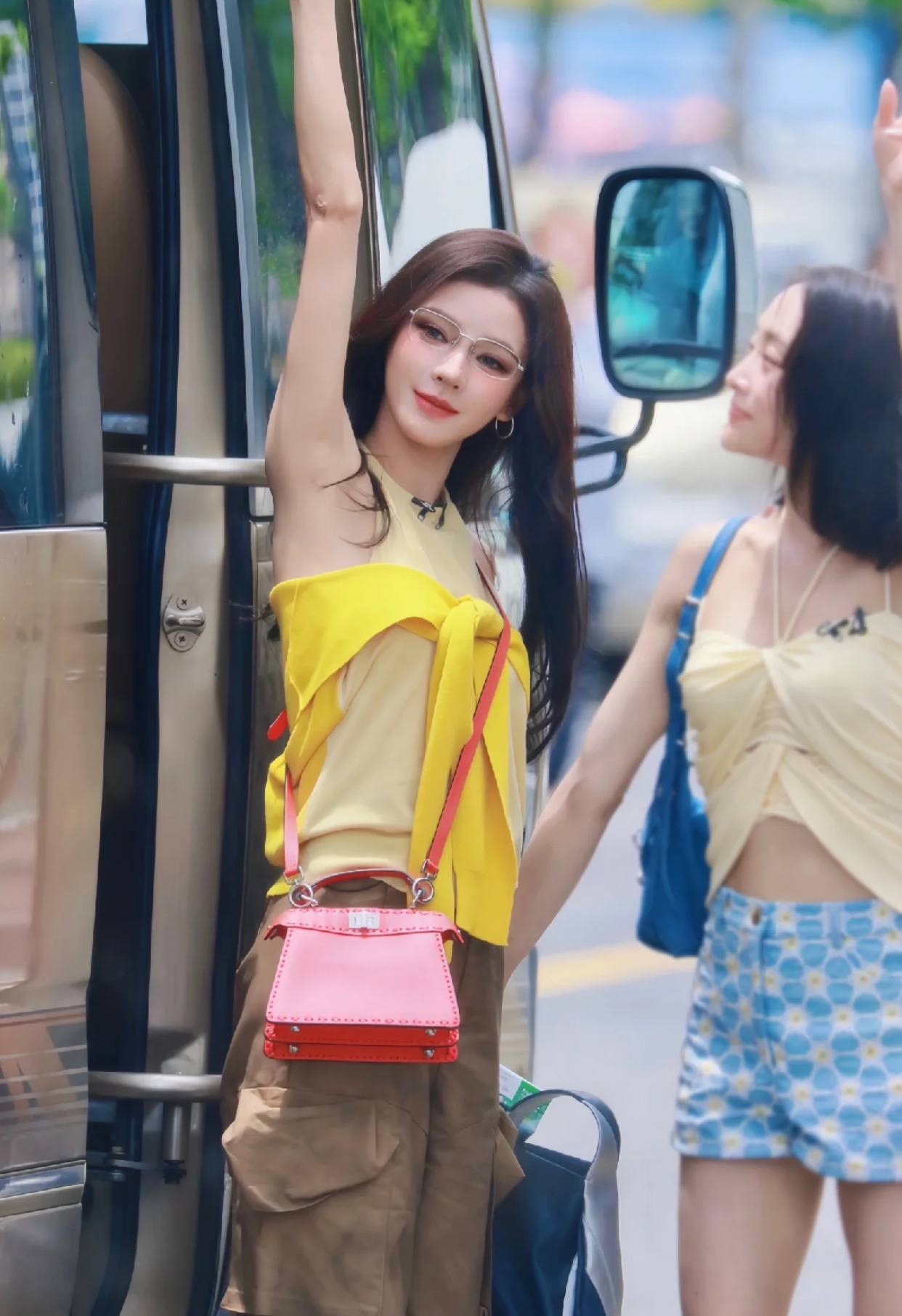 Fendi I See U Petite Small HandbagRed