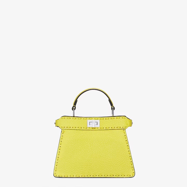 Fendi I See U Petite Small HandbagYellow Official Show